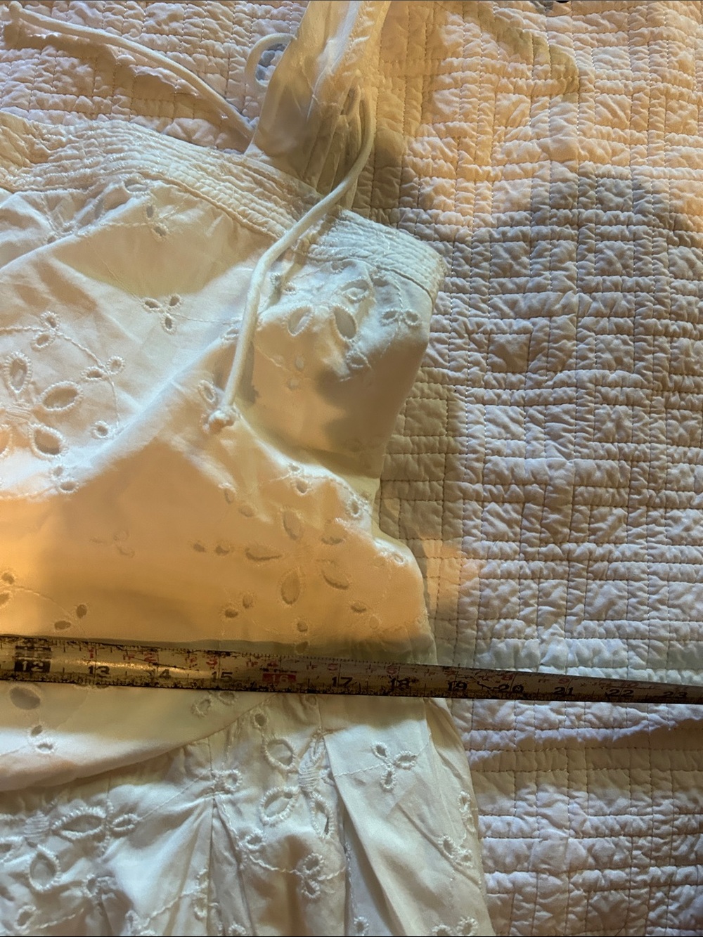 NWT FREE PEOPLE Primavera Eyelet Midi Dress size M - Picture 11 of 11